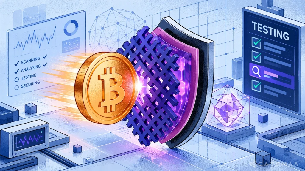 Quantum-safe Bitcoin transaction test