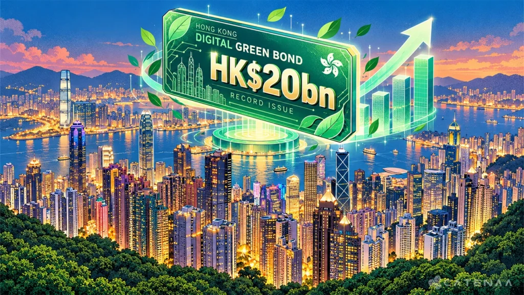 Hong Kong's HK$20bn Digital Green Bond Sets Record